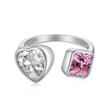 Luxury Square Heart Zirconia Toe Ring 70400207