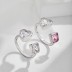 Luxury Square Heart Zirconia Toe Ring 70400207