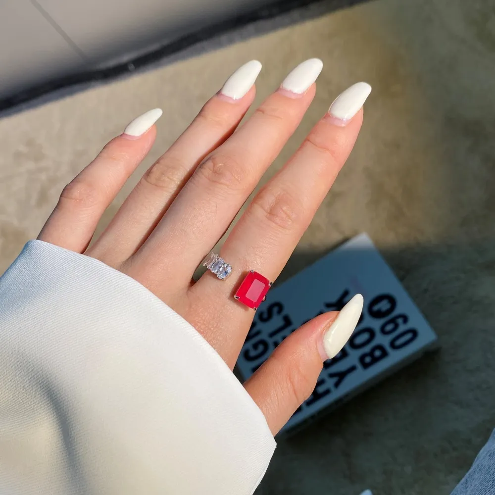Luxury Square Heart Zirconia Toe Ring 70400208 - image2