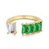 Elegant Rectangle Candy Zirconia Toe Ring 70400209