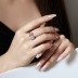 8A Ice Flower Cut Rhombus Zirconia Toe Ring 70400211
