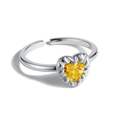 Shiny Heart Zirconia Toe Ring 70400212