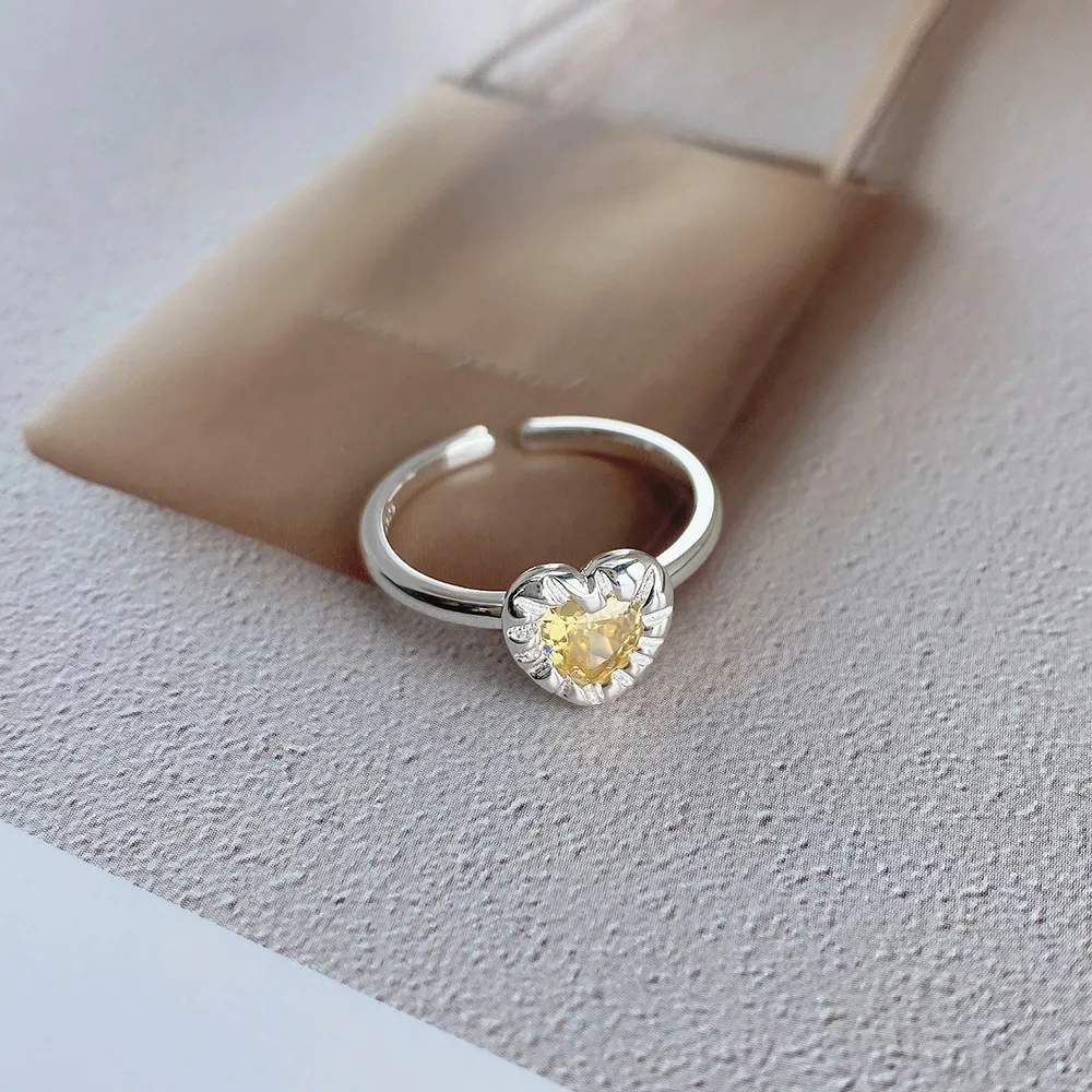 Shiny Heart Zirconia Toe Ring 70400212 - image2