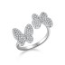 Elegant Butterfly Zirconia Toe Ring 70400215