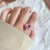 Luxury Pink Heart Zirconia Toe Ring 70400217