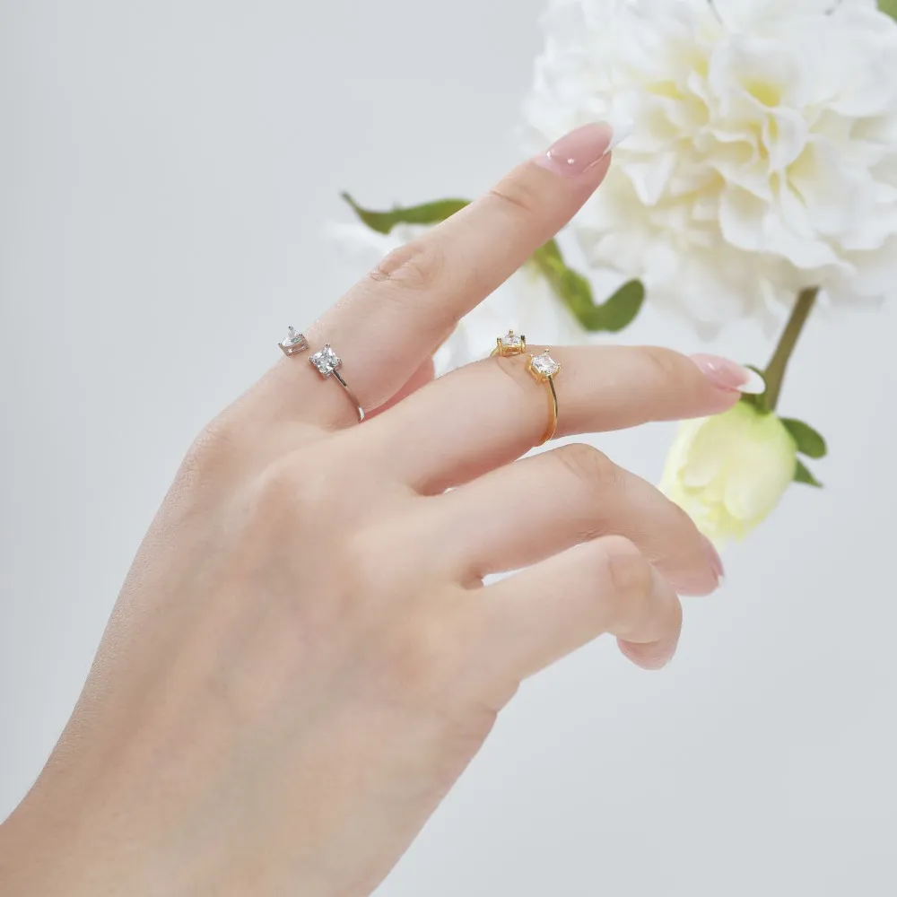 Minimalist Hearts Zirconia Toe Ring 70400218 - image1