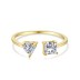 Minimalist Hearts Zirconia Toe Ring 70400218