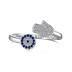 Evil Eye Hamsa Hand Protection Open Rings 70400222