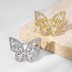 Shiny Zirconia Butterfly Open Rings 70400223