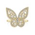Shiny Zirconia Butterfly Open Rings 70400223