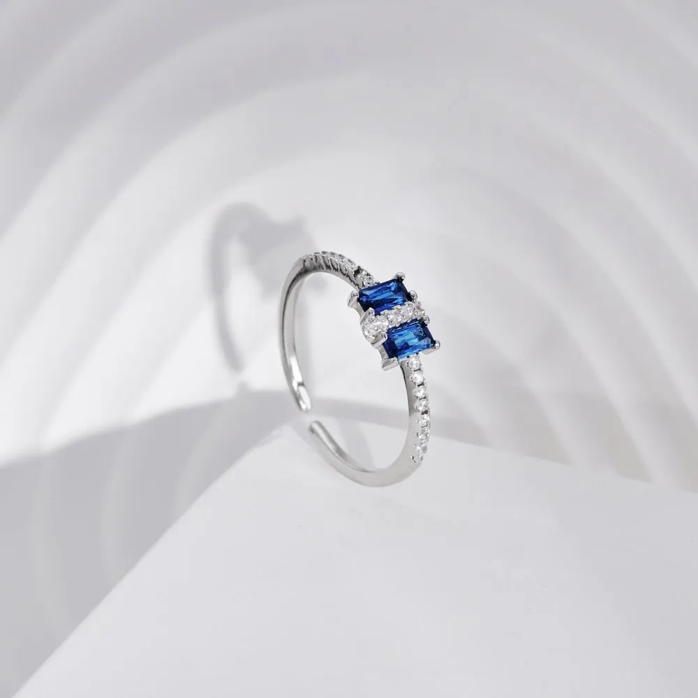 Minimalism Zirconia Open Rings 70400224 - image2