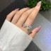 Sparkle Love Heart Zirconia Open Rings 70400225