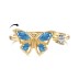 Moveable Butterfly Zirconia Open Rings 70400228