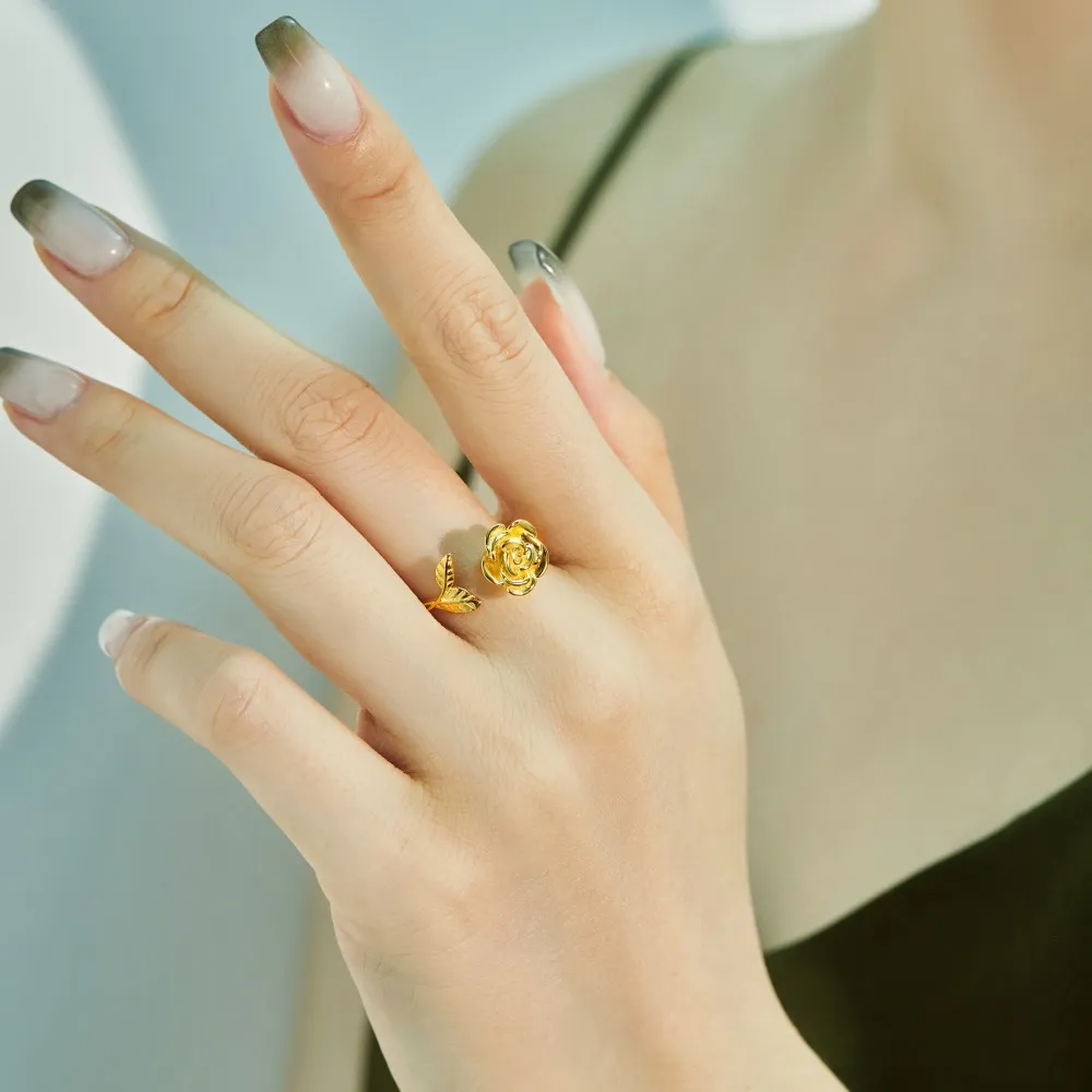 Moveable Flower Open Rings 70400229 - image1