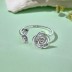 Moveable Flower Open Rings 70400229