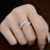 Crossed Teardrop Mariquesa Zirconia Open Rings 70400233