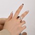 Sparkle Zirconia Bow Open Rings 70400235