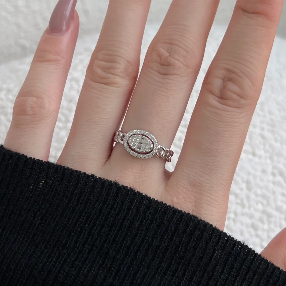 Chain Ladder Zirconia Open Ring 70400240 - image2