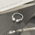 Fresh Water Pearl Zirconia Twist Open Ring 70400243