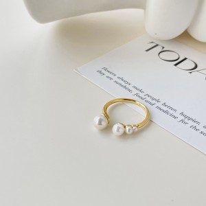 Fresh Water Pearl Vintage Open Ring 70400245