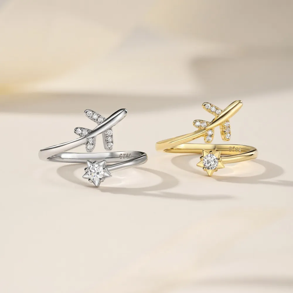 Plane Zirconia Open Ring 70400249 - image1