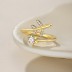 Plane Zirconia Open Ring 70400249