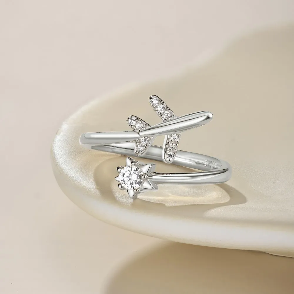 Plane Zirconia Open Ring 70400249 - image3
