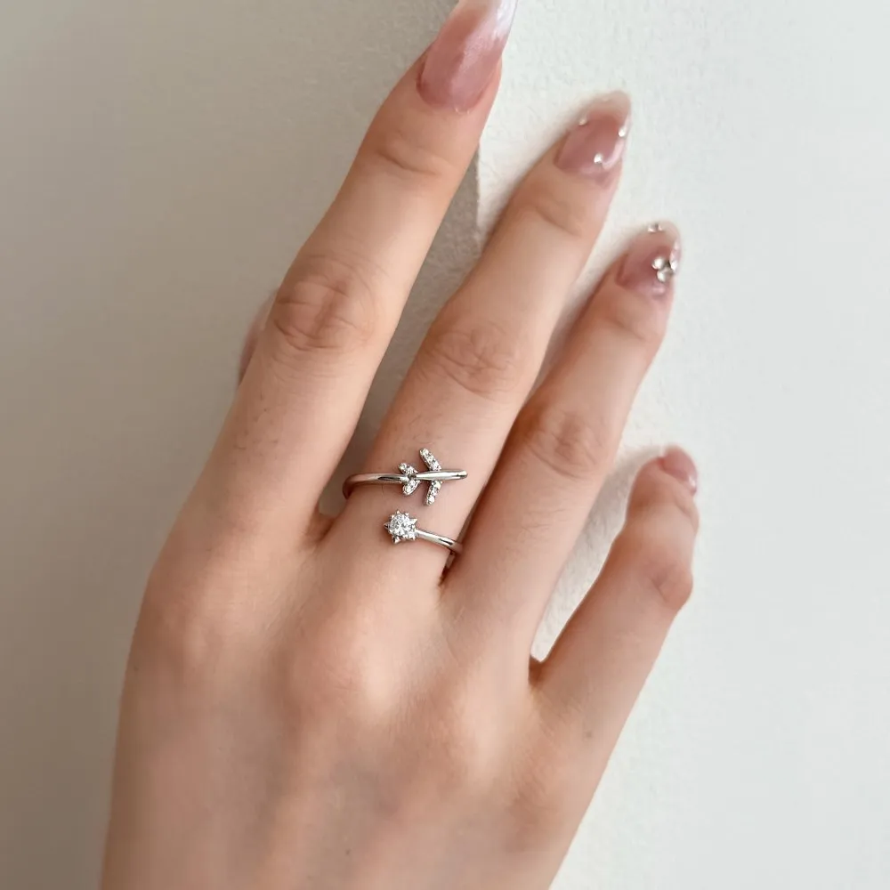 Plane Zirconia Open Ring 70400249 - image4