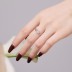 Leaves Flower Zirconia Open Ring 70400251