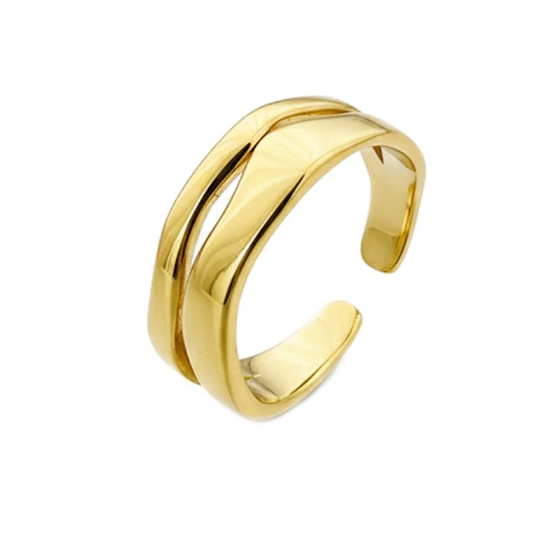 925 Sterling Silver Adjustable Geometric Open Ring 70400268