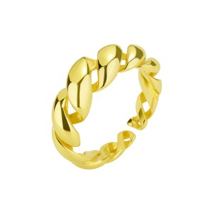 25 Sterling Silver Braided Rope Texture Open Ring 70400293
