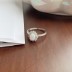 925 Sterling Silver Vintage Zirconia Opal Ring 70700001