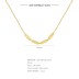 925 Sterling Silver Geometrical Chain Necklace 80100001