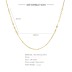 925 Sterling Silver Geometrical Chain Necklace 80100004