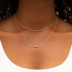 925 Sterling Silver Smile Chain Necklace 80100007