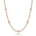 925 Sterling Silver Full CZ Flowers Necklaces 80100011