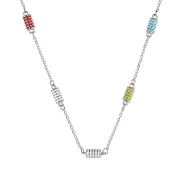Vintage Enamel Slim Waist Chain Necklaces 80100013