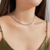 925 Sterling Silver 4mm Zirconia Tennis Necklace 80100026