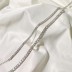 925 Sterling Silver 2/3/4mm Zirconia Tennis Necklace 80100028