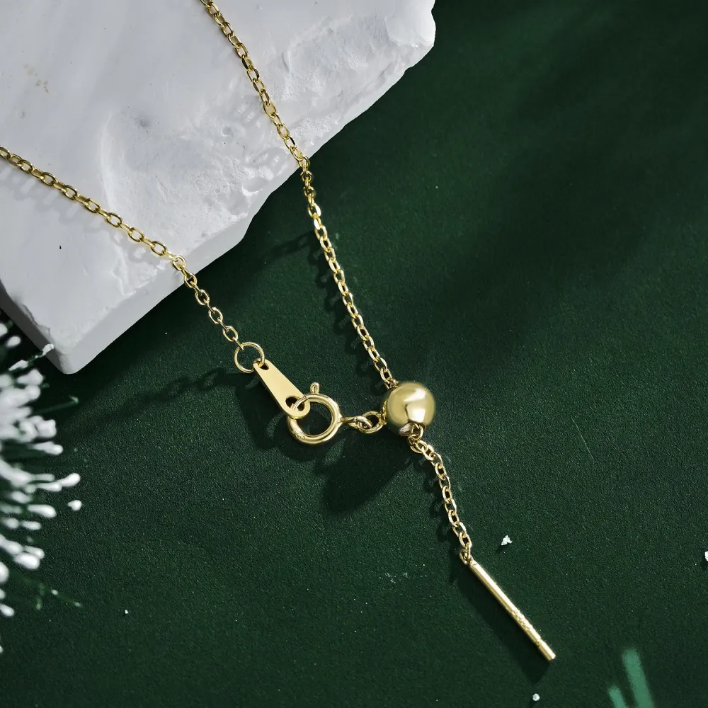 Minimalist Crisscross Chain Necklace 80100040 - image1