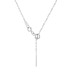 Minimalist Crisscross Chain Necklace 80100040