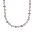 Rainbow 4mm Teardrop Zirconia Tennis Necklaces 80100043