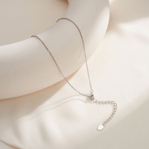 925 Sterling Silver Baroque Fresh Water Pearl Necklace 80100065