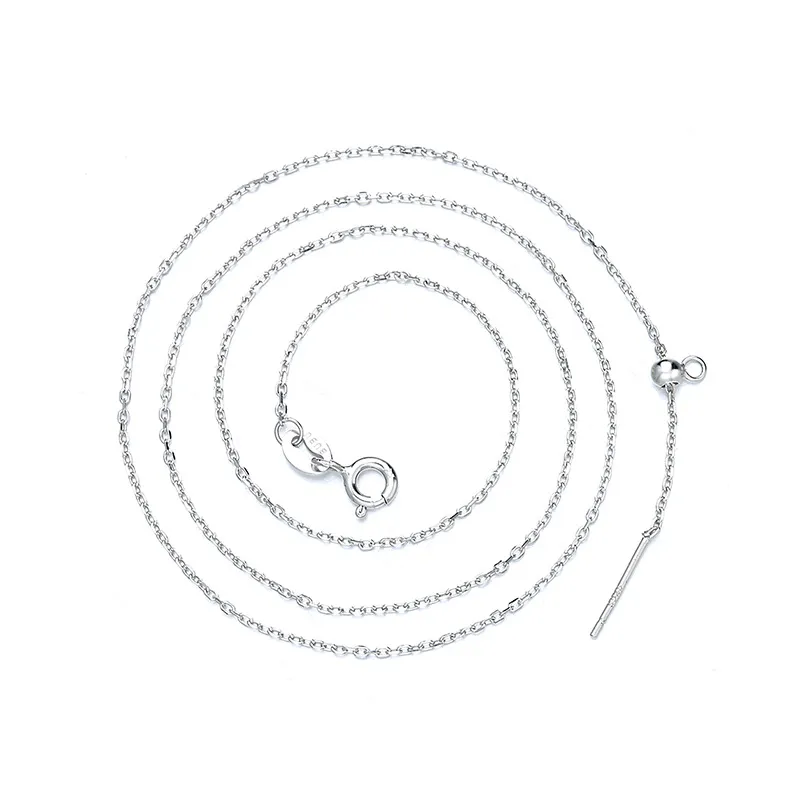 925 Sterling Silver Adjustable Cross O Chain with Pin Chain 80100091