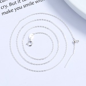 925 Sterling Silver Adjustable Cross O Chain with Pin Chain 80100091