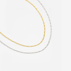 Wholesale 925 Sterling Silver Figaro Chain Link Necklace 80100108 Wholesale 925 Sterling Silver Figaro Chain Link Necklace 80100108
