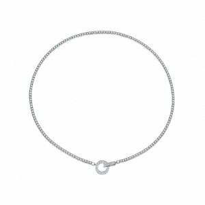 Wholesale 925 Sterling Silver CZ Tennis Chain Toggle Necklace 80100109 Wholesale 925 Sterling Silver CZ Tennis Chain Toggle Necklace 80100109