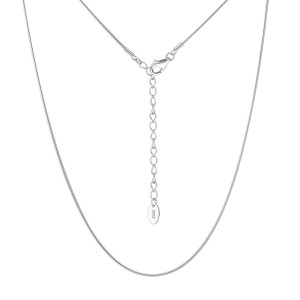Wholesale 925 Sterling Silver 0.8mm Round Snake Chain Necklace 80100111 Wholesale 925 Sterling Silver 0.8mm Round Snake Chain Necklace 80100111