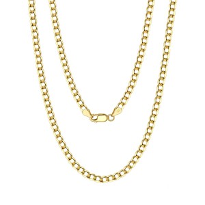 Wholesale 925 Sterling Silver 3mm Curb Link Chain Hip Hop Necklace 80100113 Wholesale 925 Sterling Silver 3mm Curb Link Chain Hip Hop Necklace 80100113