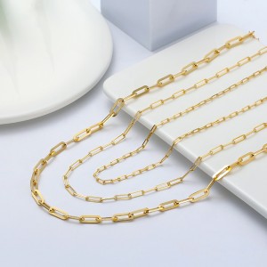 Wholesale 925 Sterling Silver 4.5mm Bold Paperclip Chain Necklace 80100122 Wholesale 925 Sterling Silver 4.5mm Bold Paperclip Chain Necklace 80100122